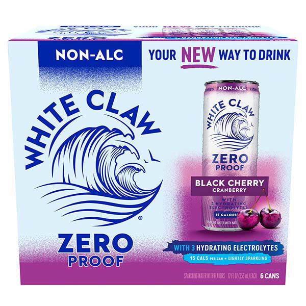 White Claw NA Black Cherry Cranberry 6pk/12oz Cans | Wegmans