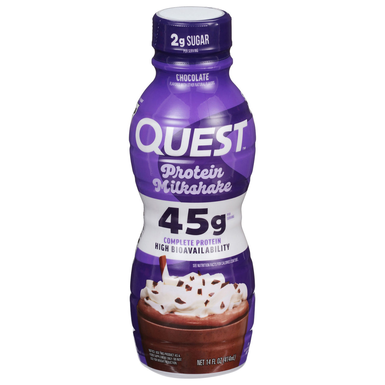 Quest Protein Milkshake, Chocolate | Wegmans