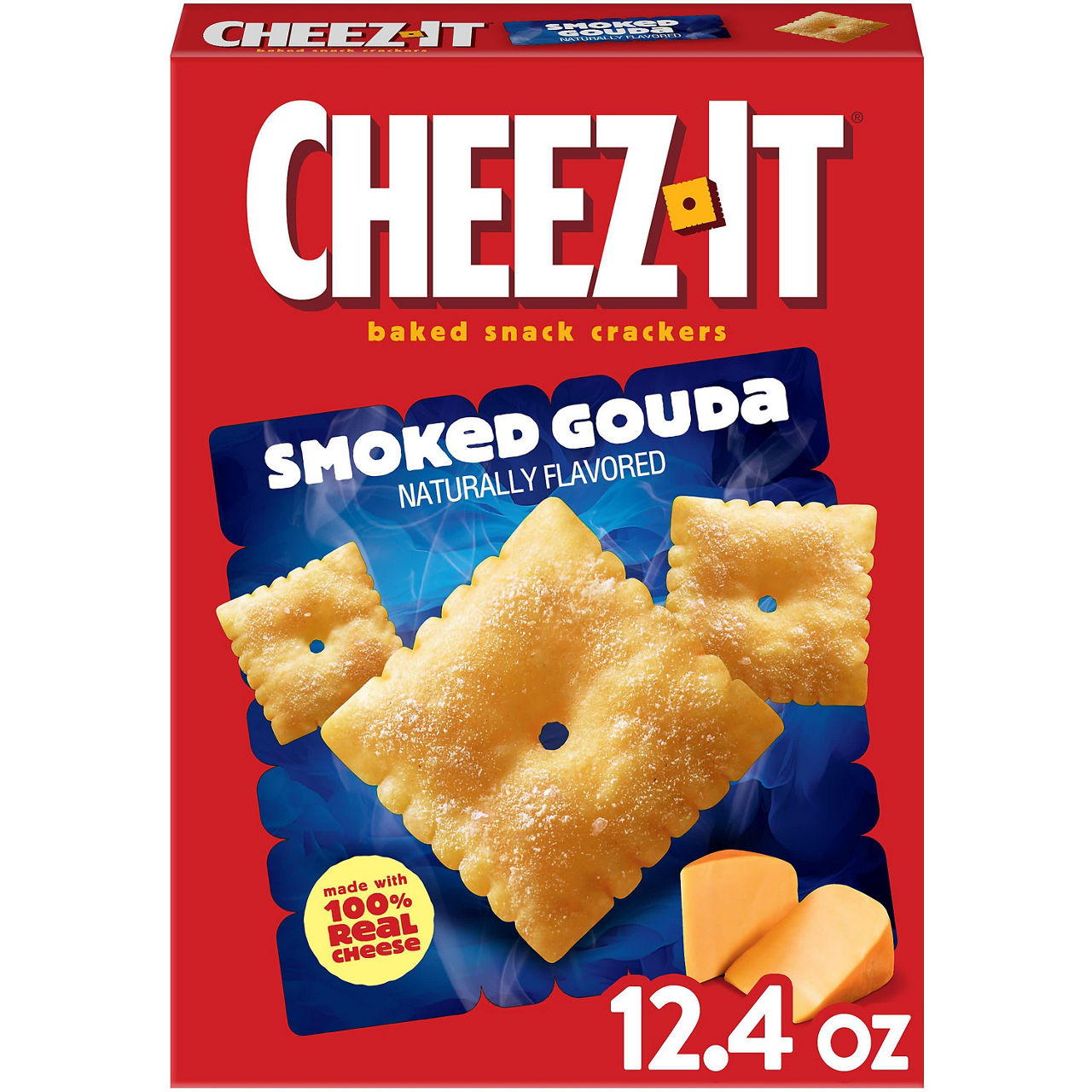 Cheez-It Baked Snack Cheese Crackers, Reduced Fat Original