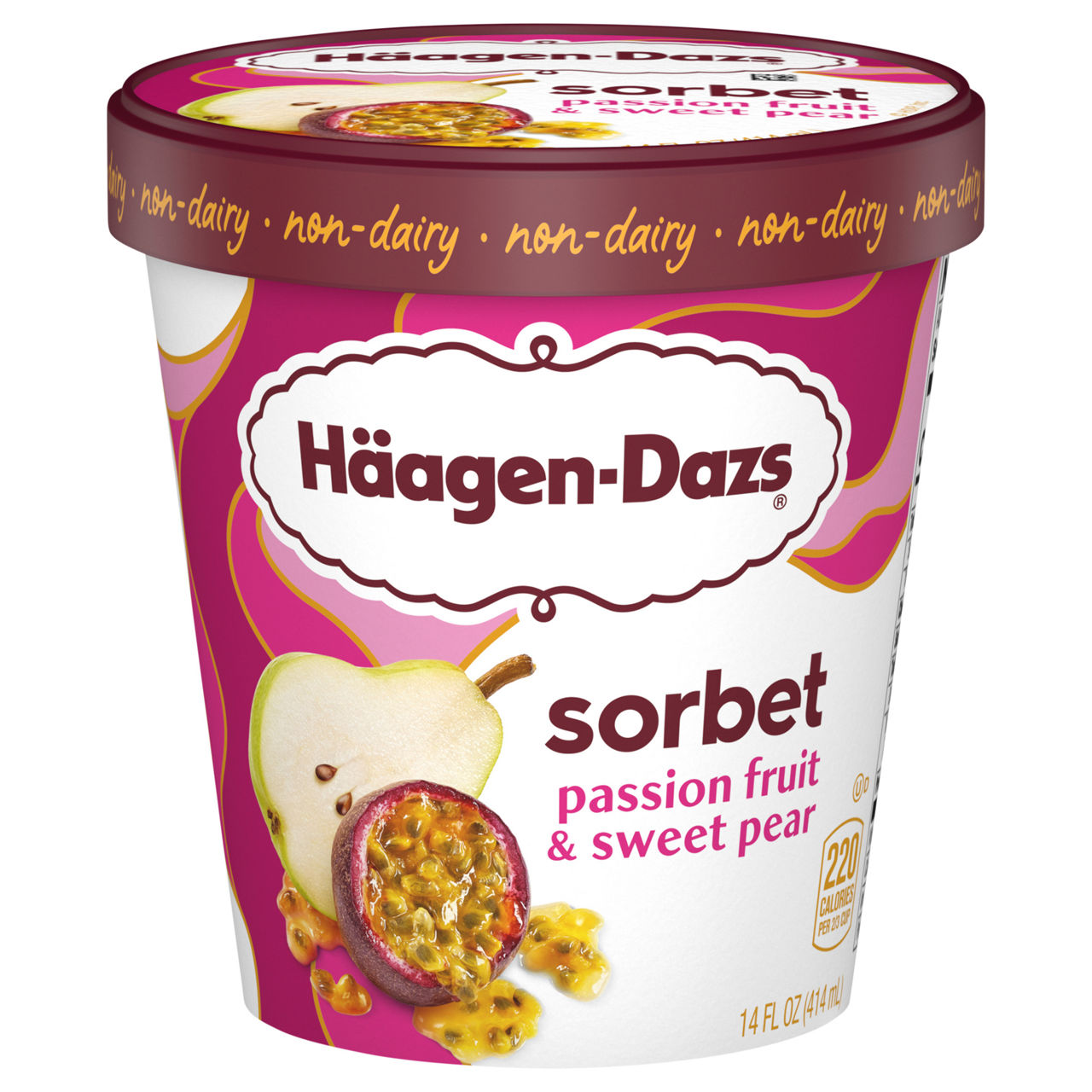 Haagen-Dazs Passion Fruit & Sweet Pear Non-Dairy Sorbet | Wegmans