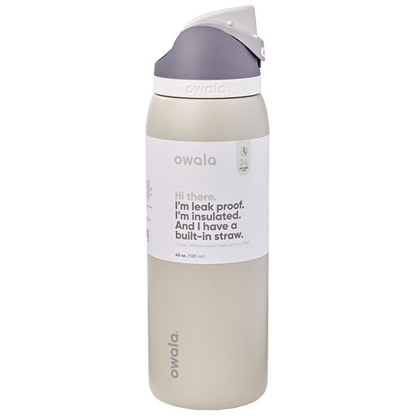 Owala 40oz FreeSip Water Bottle, Peachy Keen, Stainless Steel