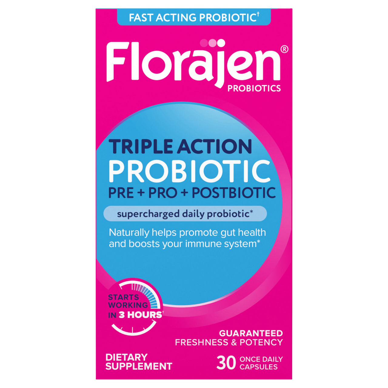 Florajen Capsules Triple Action Vaginal Wellness Probiotic | Wegmans