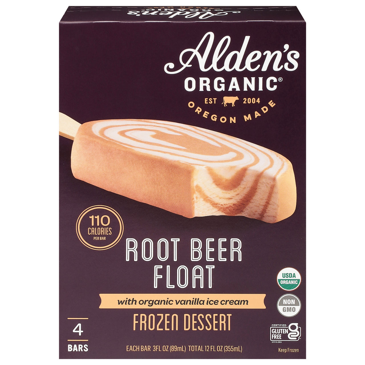 Alden's Organic Frozen Dessert, Root Beer Float | Wegmans