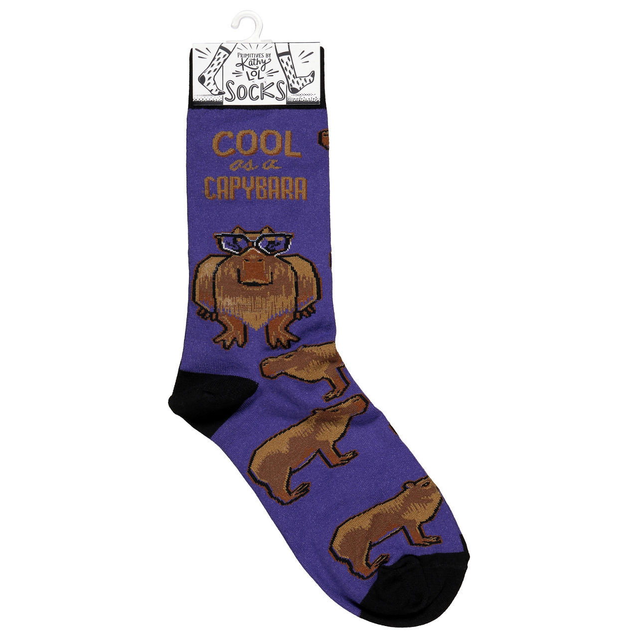 Primitives by Kathy Cool as a Capybara One Size Socks | Wegmans