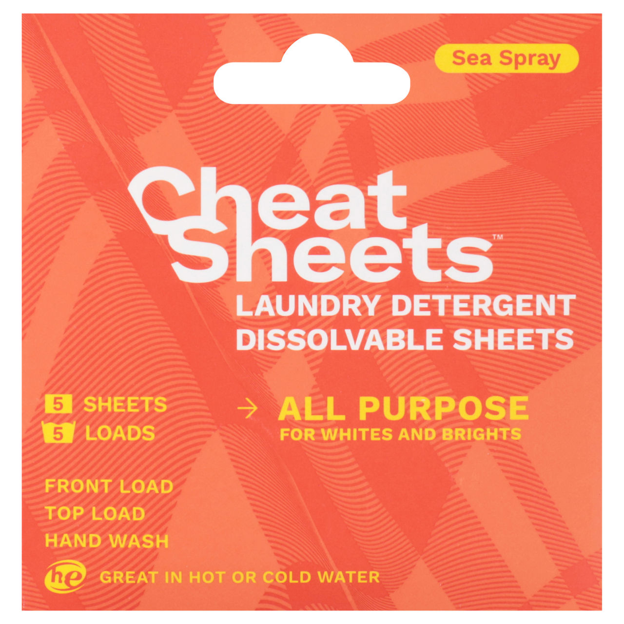 Cheat Sheets All Purpose Dissolvable Sea Spray Laundry Detergent