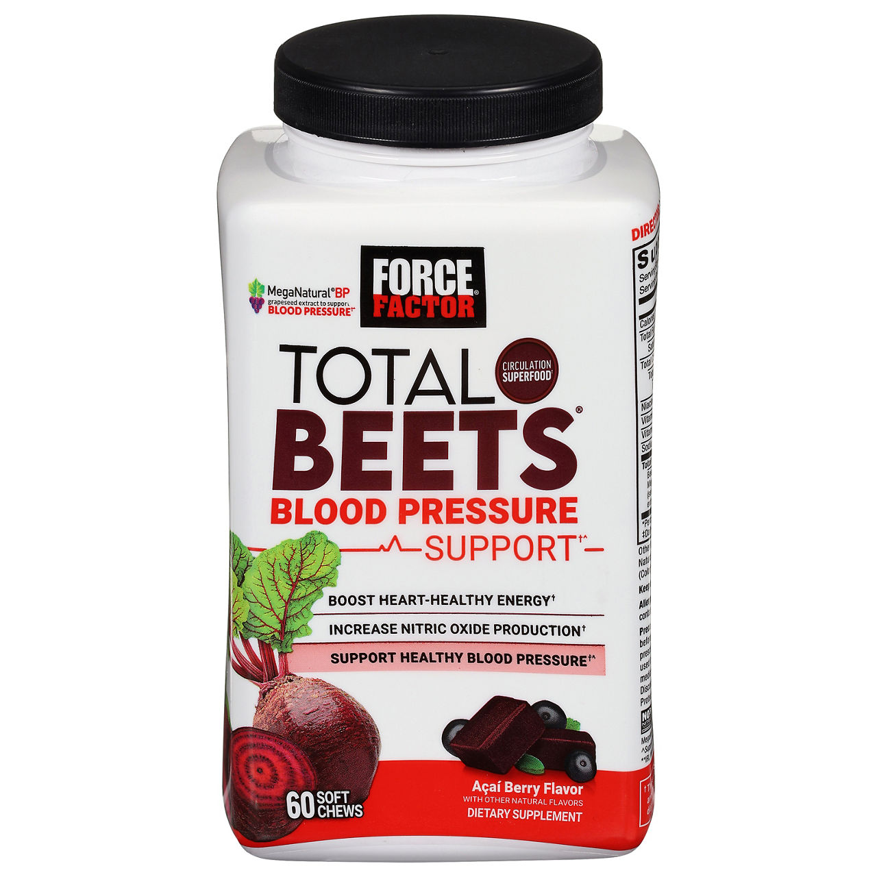 Force Factor Soft Chews Acai Berry Flavor Total Beets | Wegmans