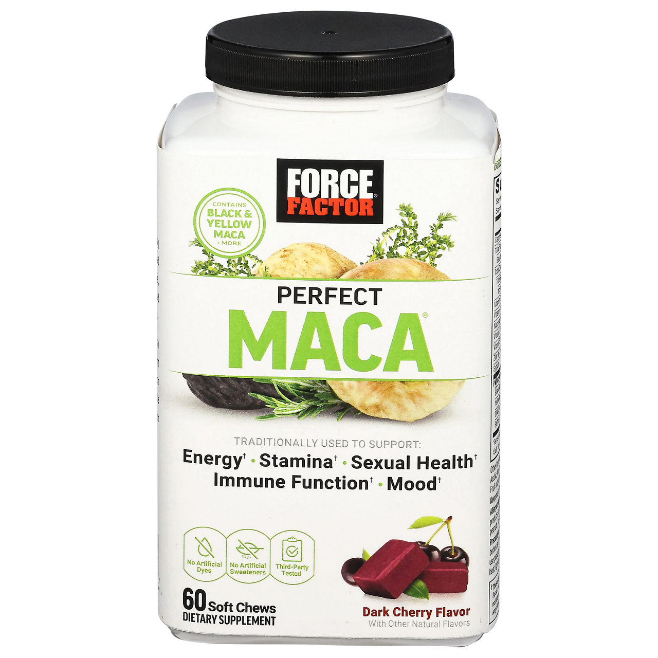 Force Factor Maca, Perfect, Dark Cherry Flavor, Soft Chews | Wegmans