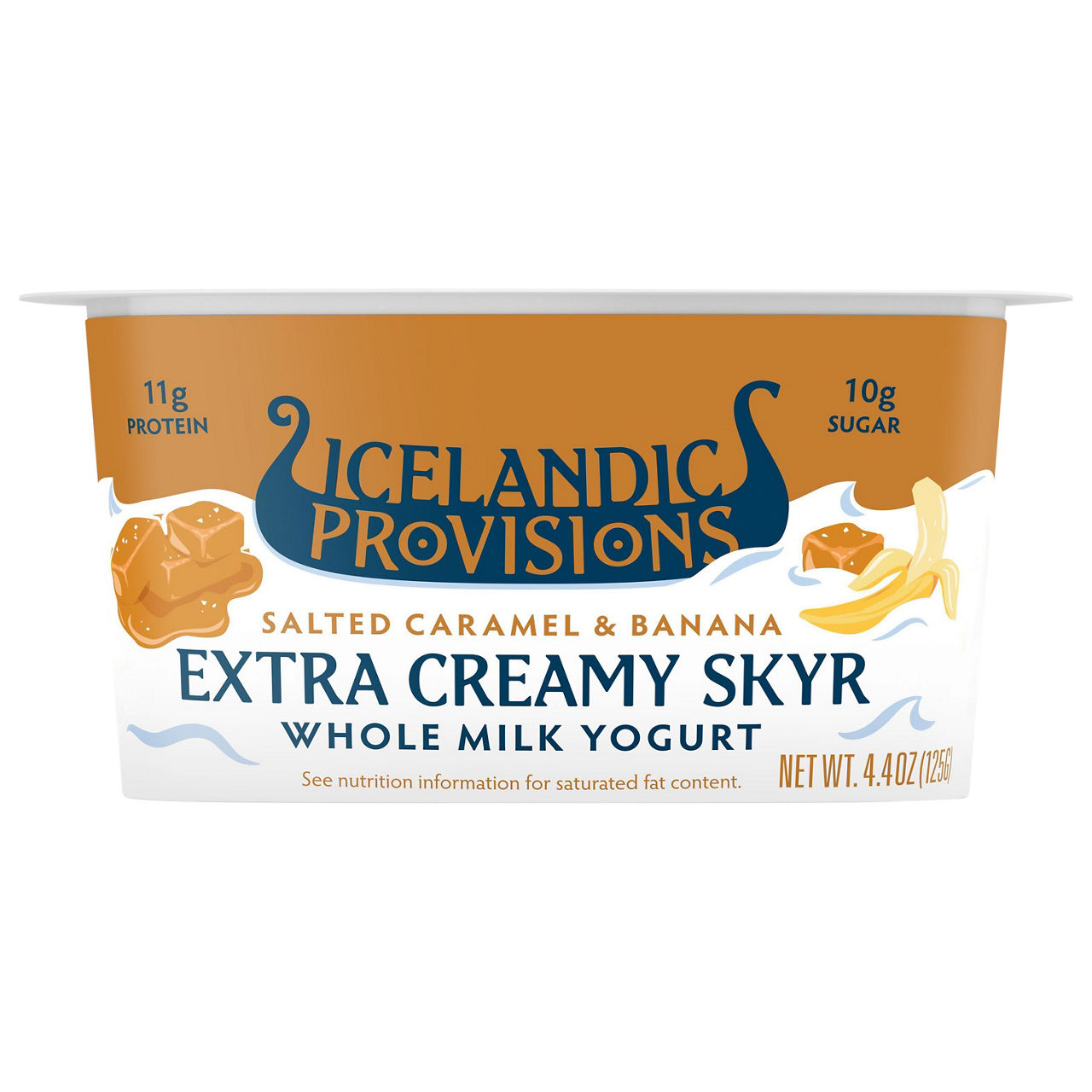 Icelandic Provisions Extra Creamy Skyr Whole Milk Salted Caramel