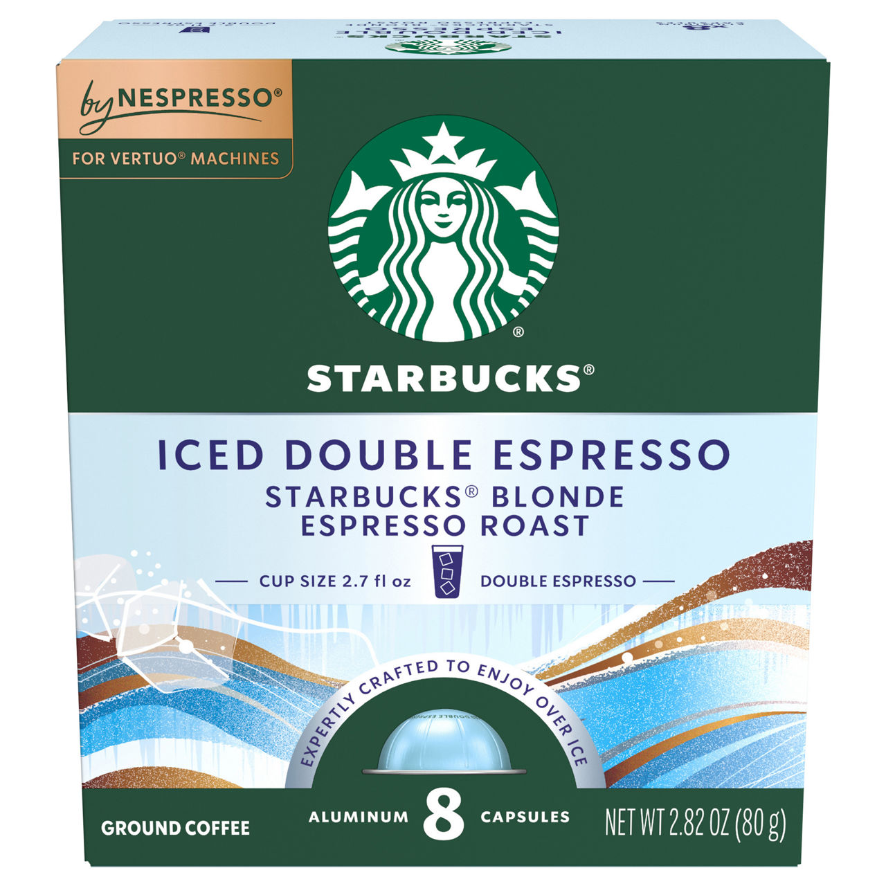 Starbucks Coffee, Ground, Blonde Espresso Roast, Iced Double