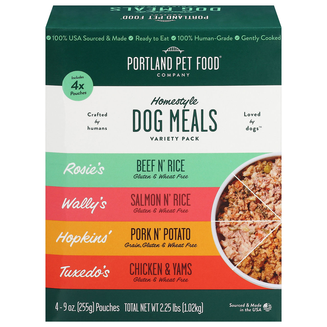 Portland Pet Food Company Homestyle Assorted Dog Meals Variety