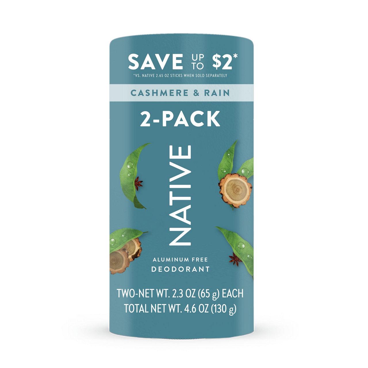 Native Deodorant Sea Salt & Cedar Twin Pack | Wegmans