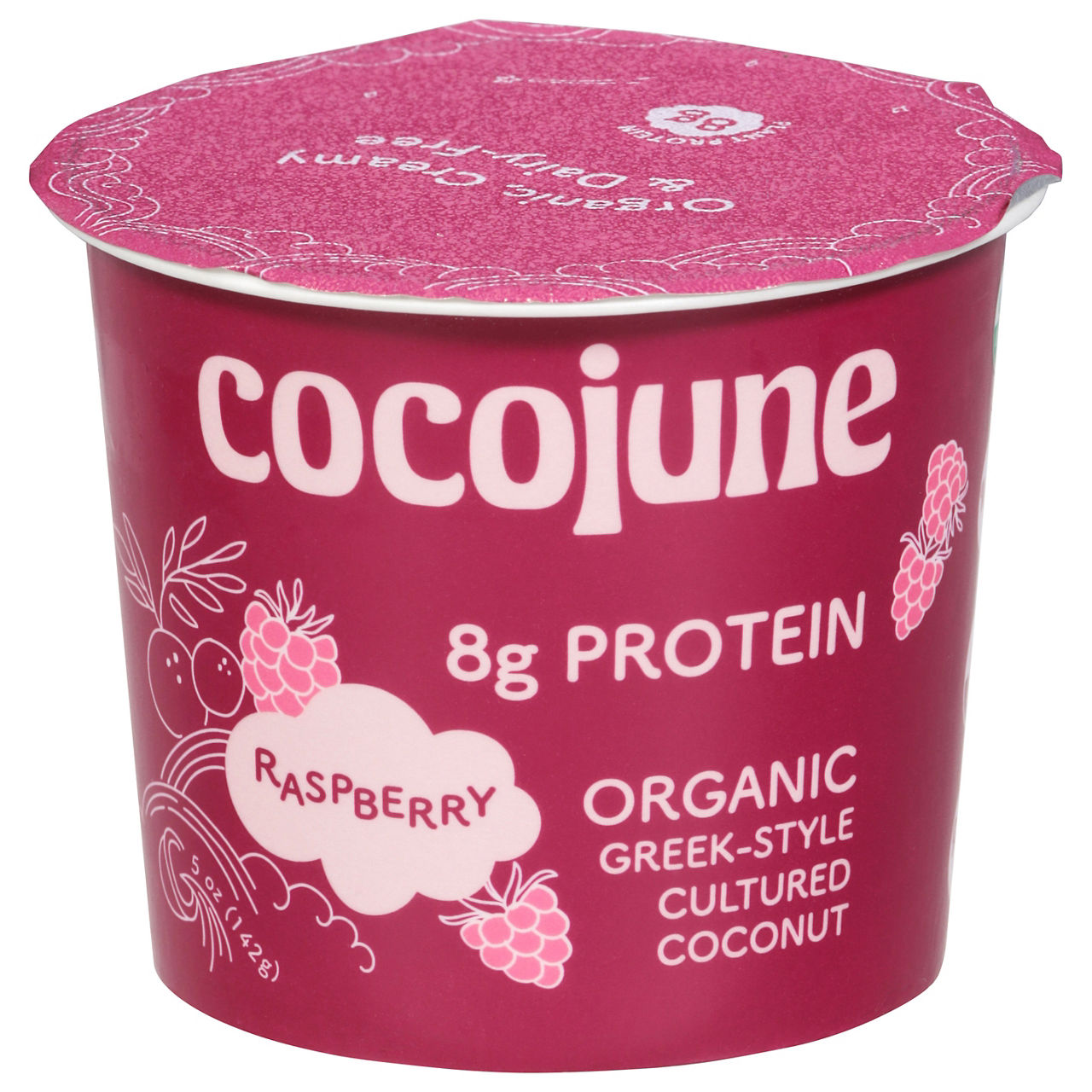 Cocojune Yogurt, Organic, Greek-Style, Cultured Coconut, Vanilla
