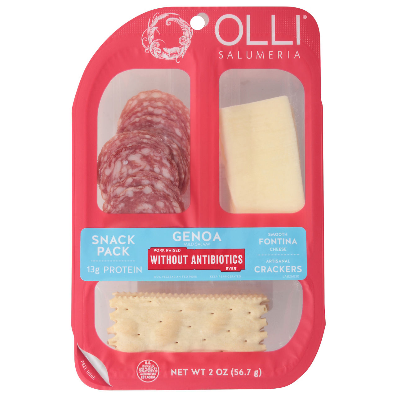Olli Salumeria Snack Pack, Pepperoni/Mozzarella/Crackers | Wegmans