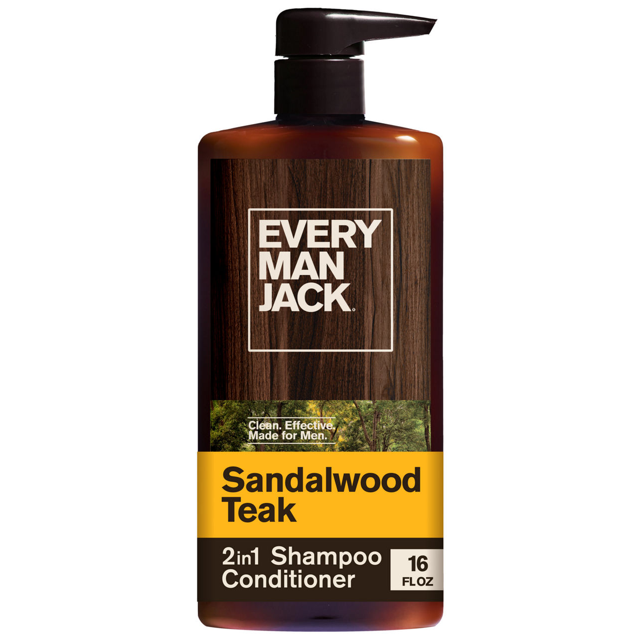 Every Man Jack Sandalwood 2-in-1 Shampoo and Conditioner | Wegmans