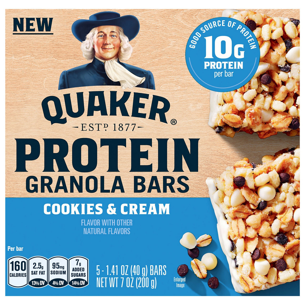 Quaker Granola Bars, Protein, Cookies & Cream | Wegmans