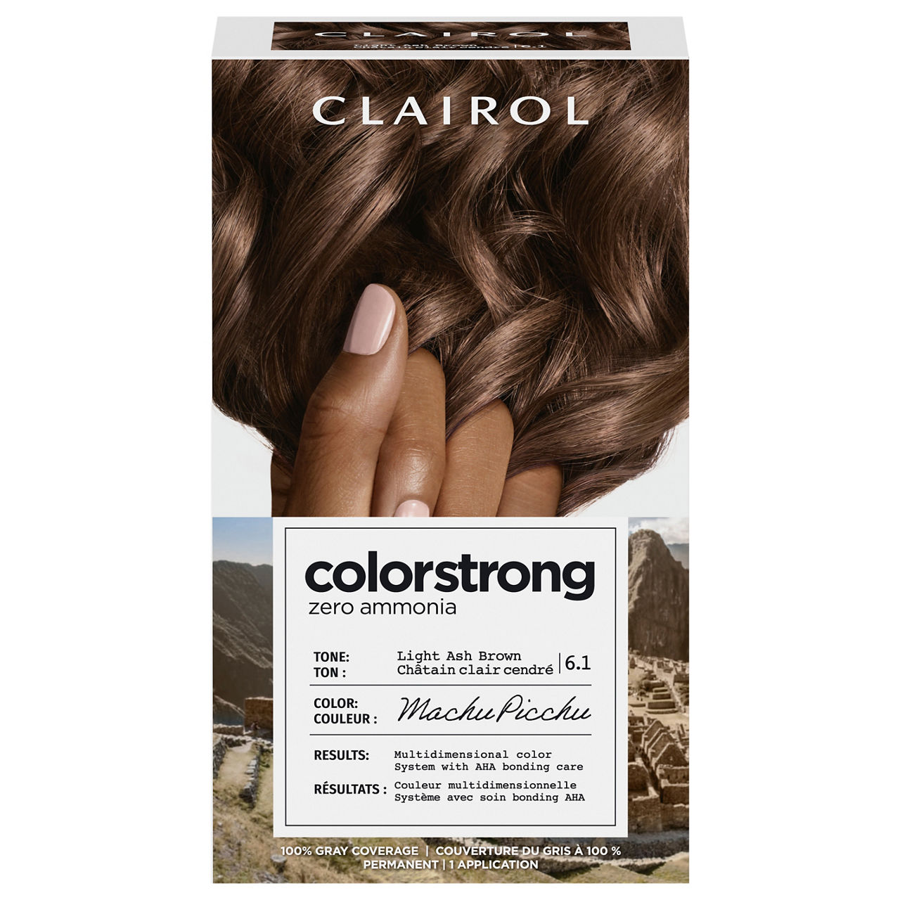 Clairol Natural Instincts 6 Light Brown Zero Ammonia Vegan Hair
