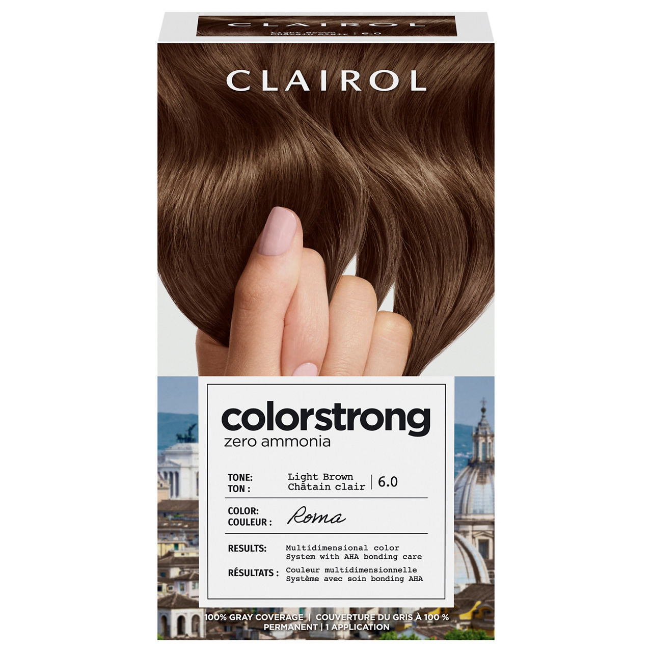 ColorStrong Toscana Zero Ammonia Medium Brown 5.0 Permanent Hair