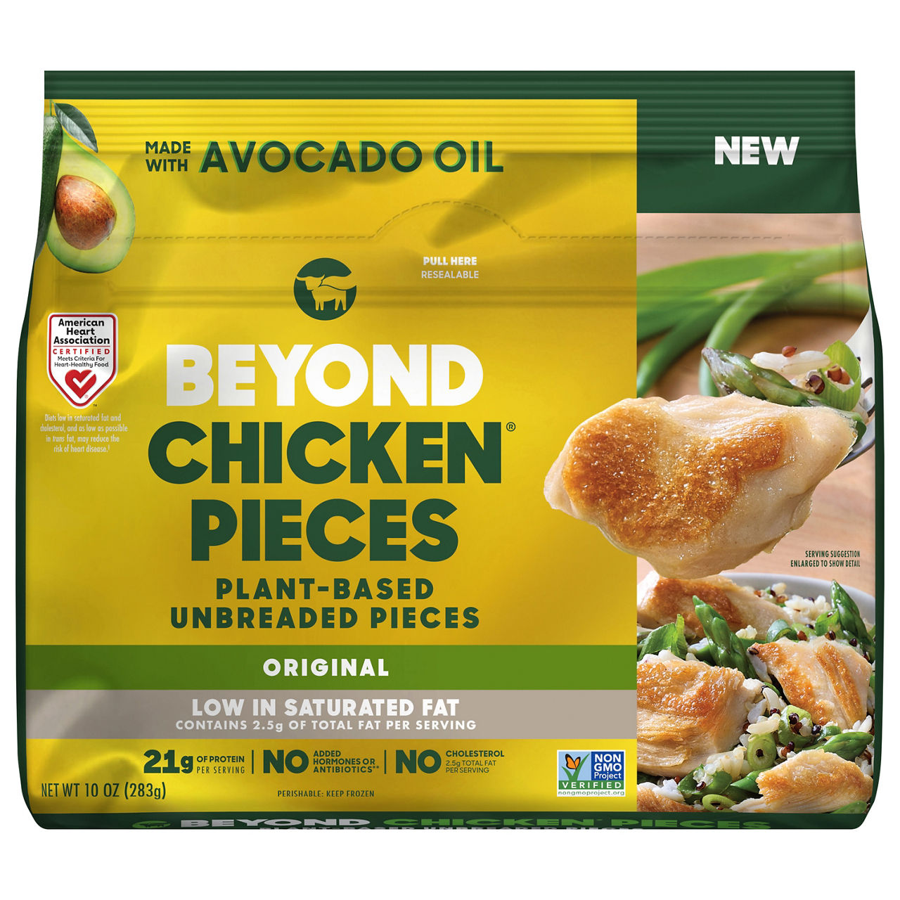 Beyond Meat Plant-Based Unbreaded Original Chicken Pieces | Wegmans