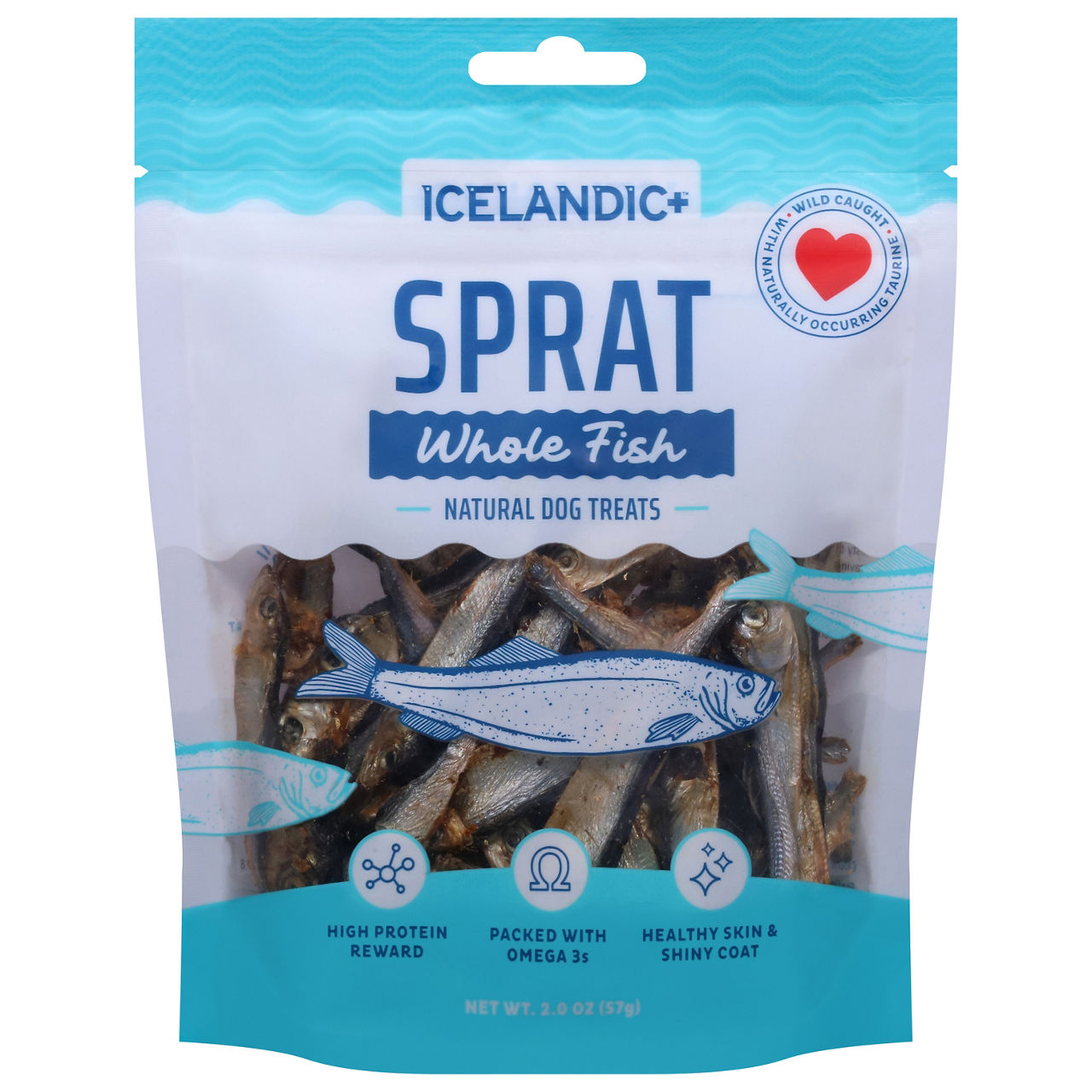 Icelandic+ Natural Sprat Whole Fish Dog Treats | Wegmans