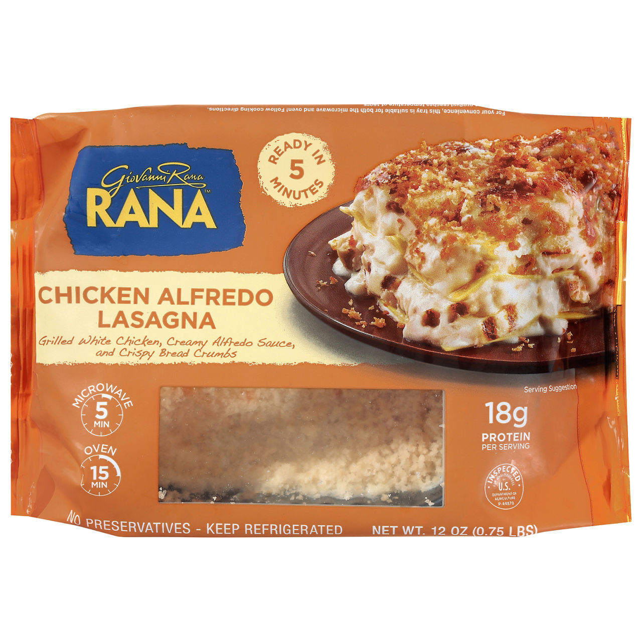 Rana Chicken Alfredo Lasagna | Wegmans