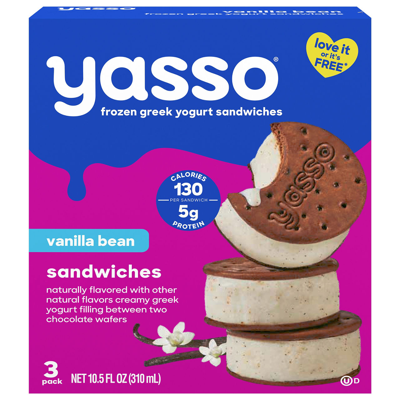 Frozen Yogurt Bars Mint Cookie