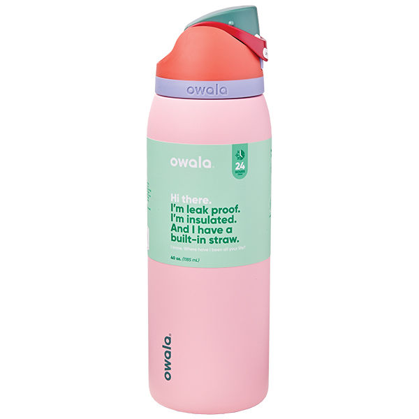 Owala 24oz FreeSip Water Bottle, Sugar High, Stainless Steel | Wegmans