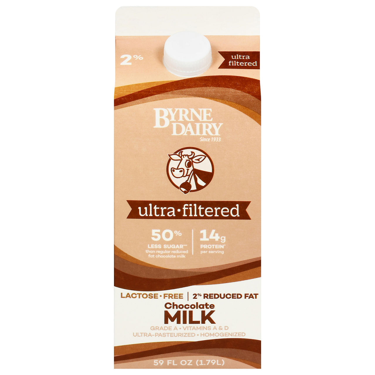 Byrne Dairy Ultra-Filtered Lactose-Free 2% Reduced Fat Chocolate