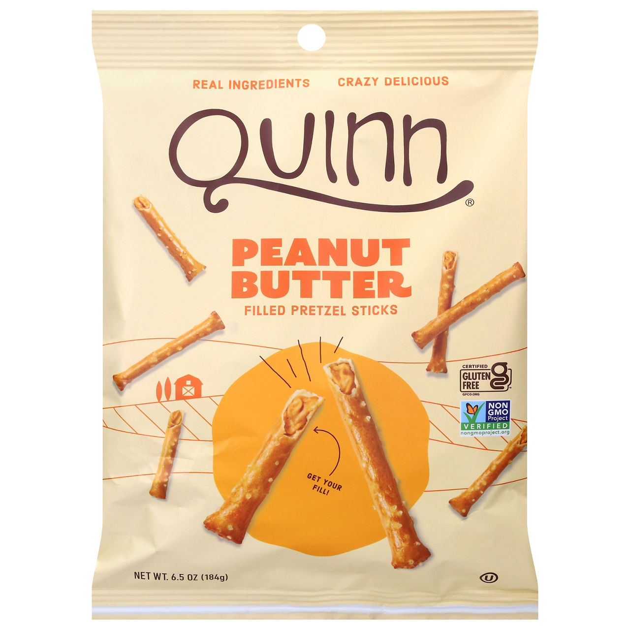 Quinn Filled Peanut Butter Pretzel Sticks | Wegmans