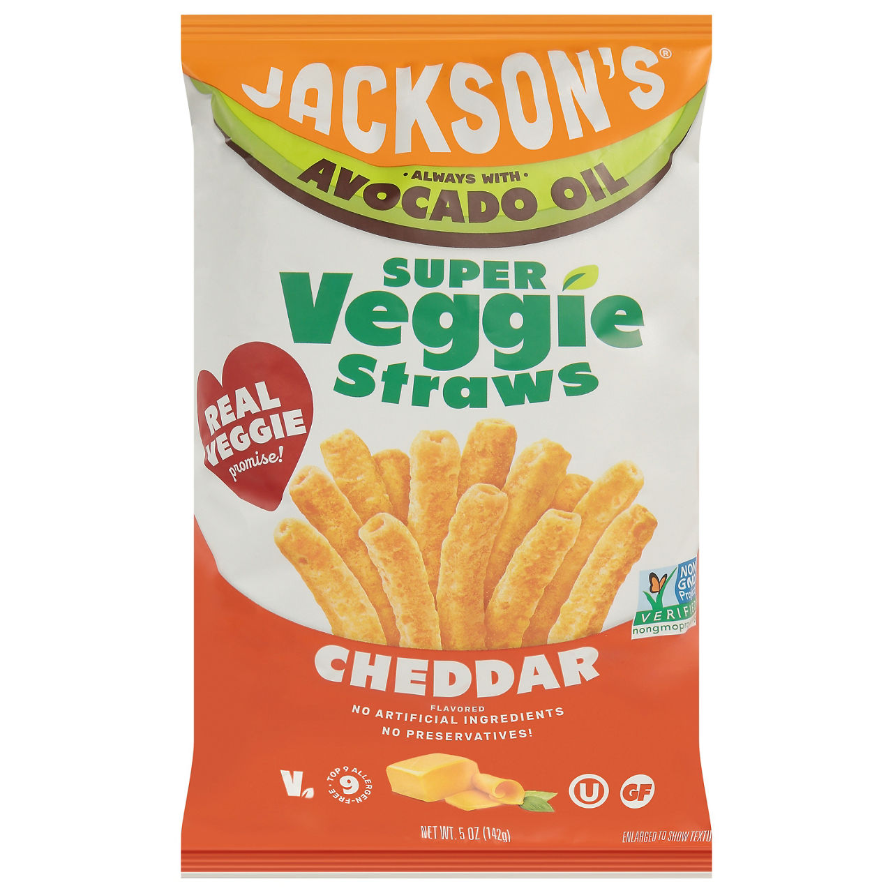 Jackson's Super Cheddar Flavored Veggie Straws | Wegmans