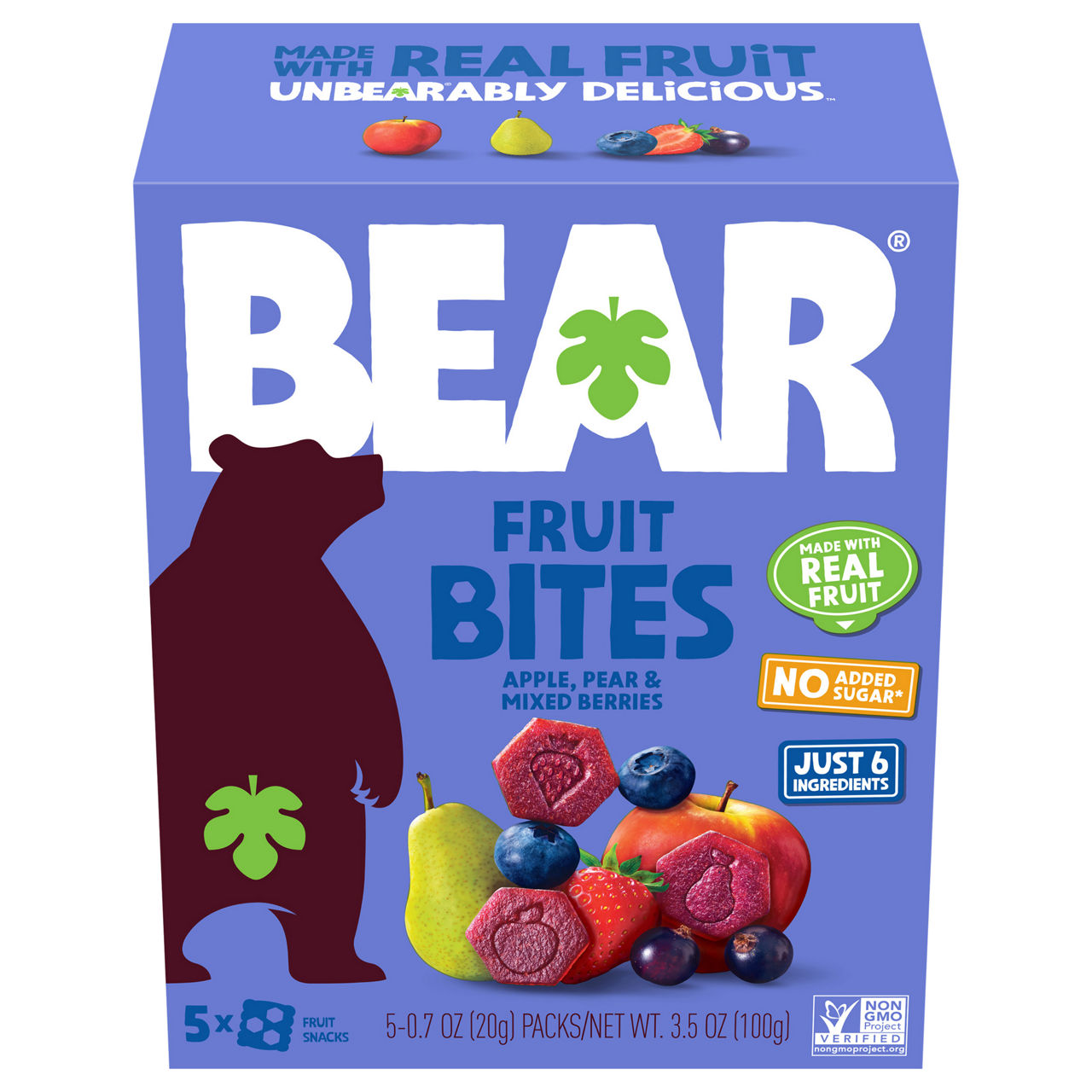 Bear Apple, Pear & Mixed Berries Fruit Bites | Wegmans