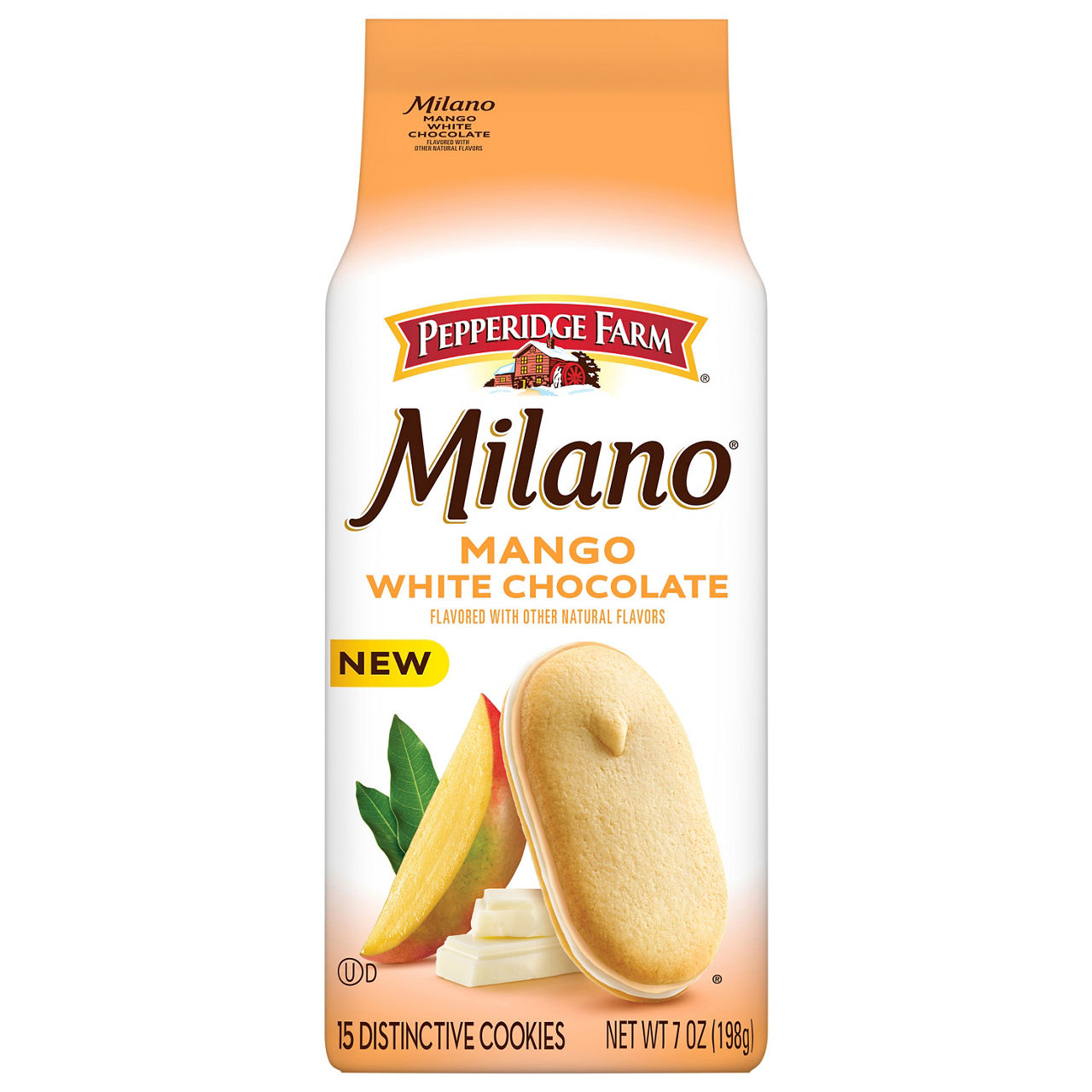 Pepperidge Farm Milano Mango White Chocolate Flavored Cookies