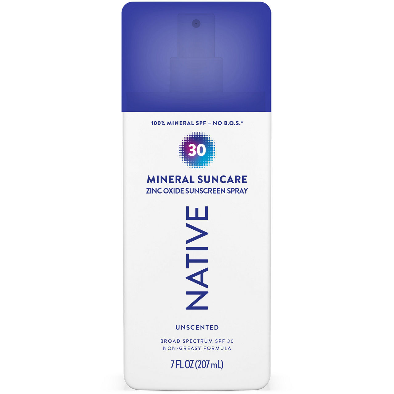 Native Mineral Sunscreen Spritz Unscented SPF 30 | Wegmans