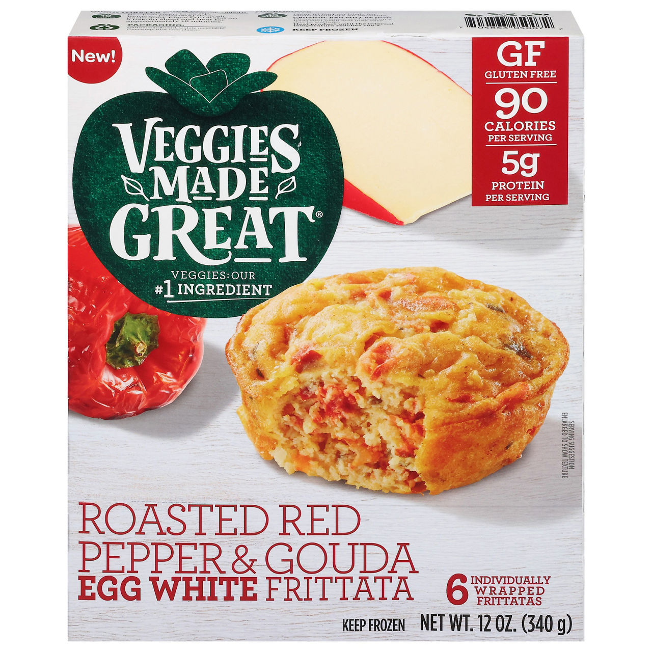 Veggies Made Great Roasted Red Pepper & Gouda Frittatas | Wegmans