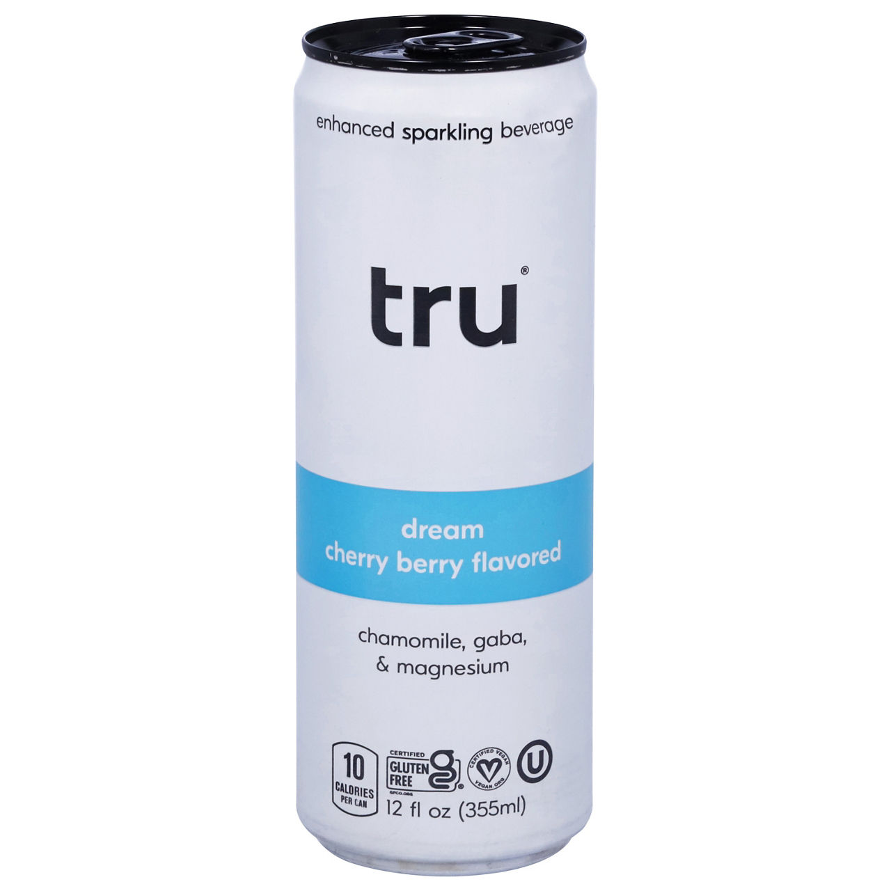 Tru Dream Sparkling Beverage, Enhanced, Cherry Berry Flavored