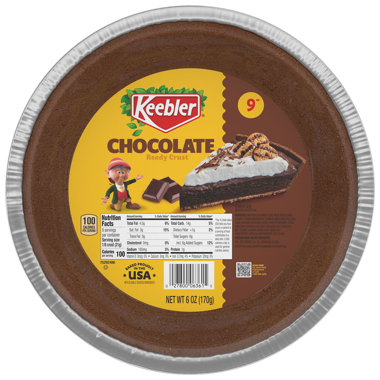 Keebler Ready Crust, Chocolate | Wegmans