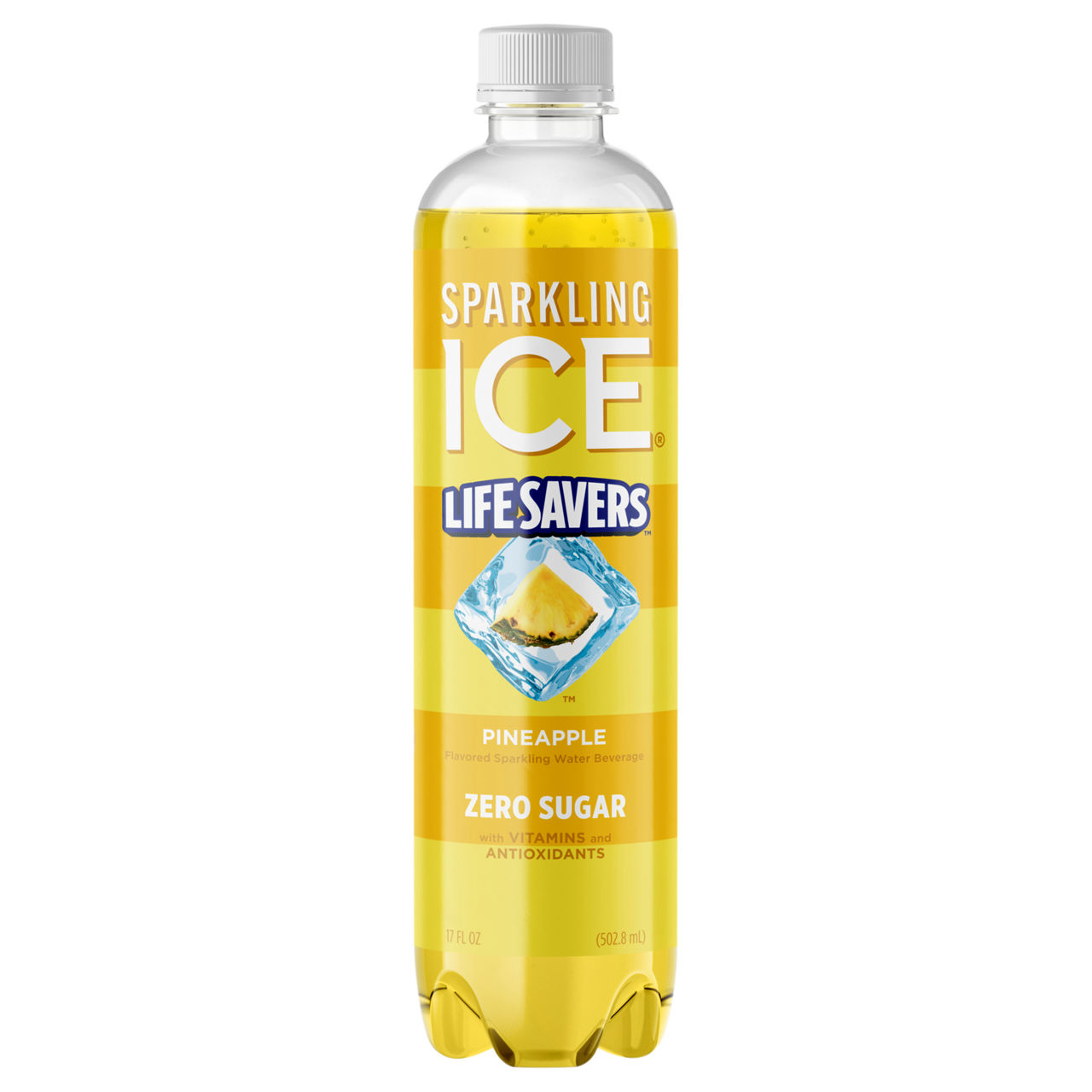 Sparkling Ice Life Savers Zero Sugar Pineapple Sparkling Water