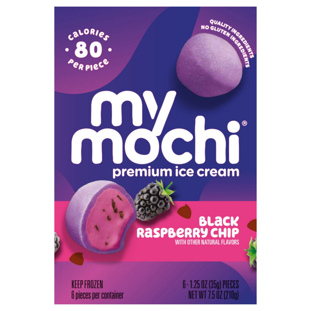 mochii☆ My Mochi Hot Cocoa Ice Cream Balls, Each Box Includes 6-1.25 Fz