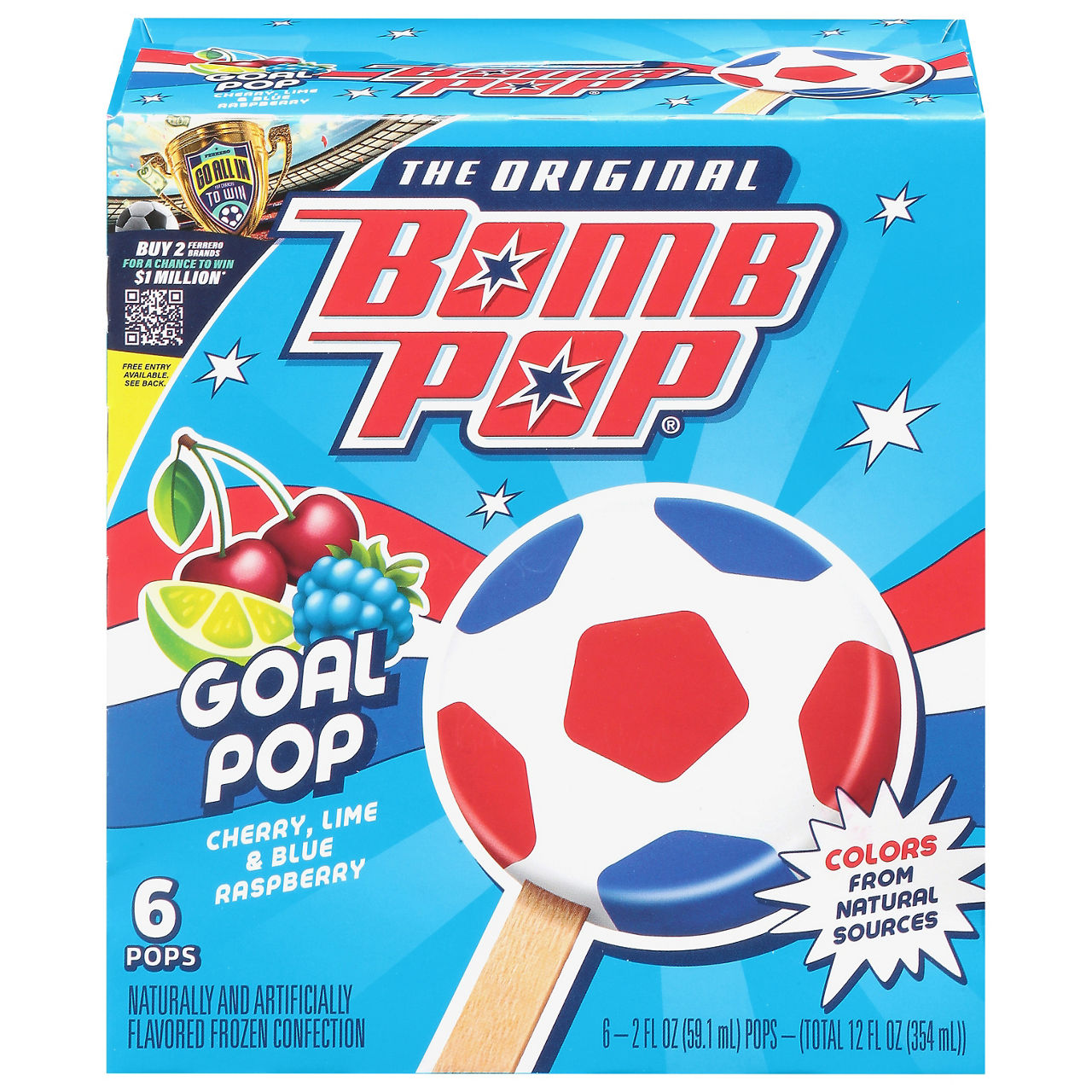 Bomb Pop Cherry, Lime & Blue Raspberry Pops | Wegmans