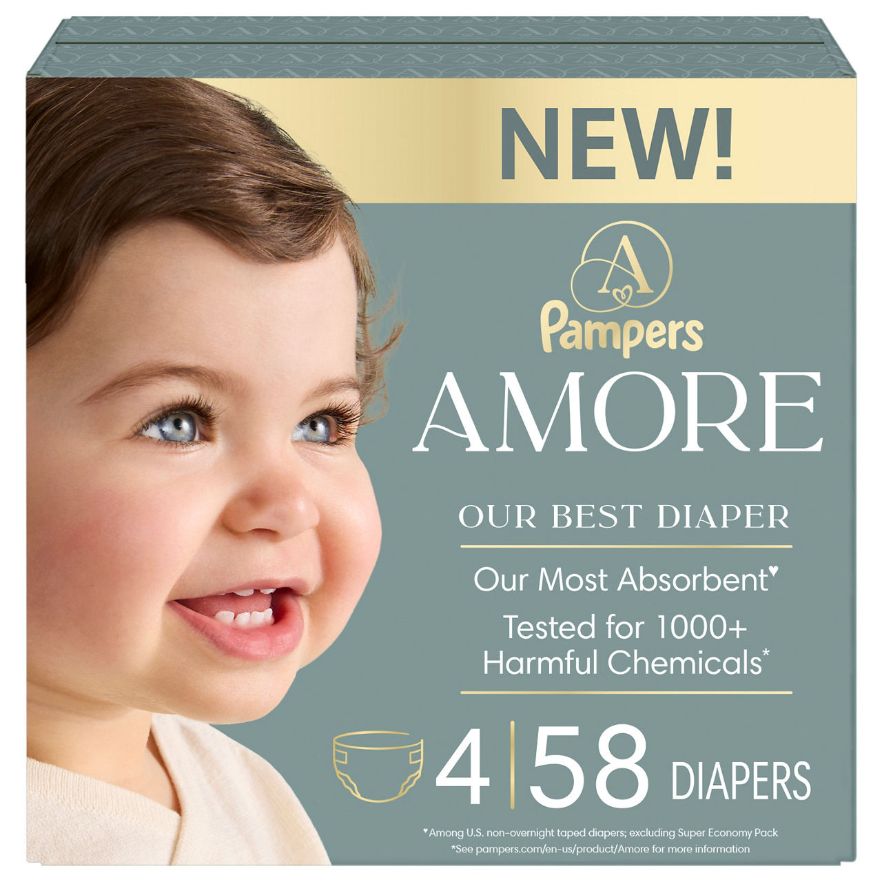 Pampers Amore Diapers, Size 4 | Wegmans