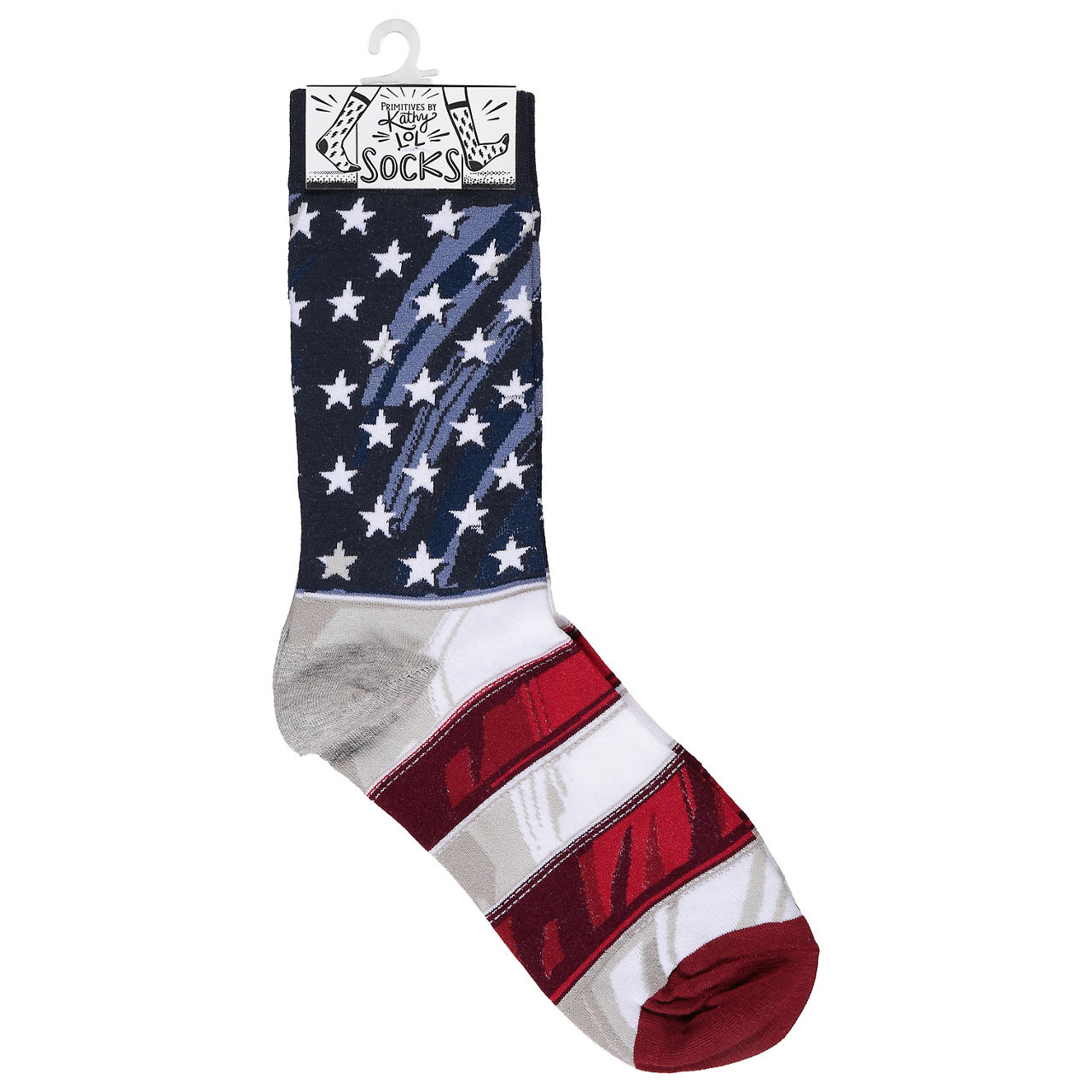 Primitives by Kathy Stars and Stripes One Size Socks | Wegmans