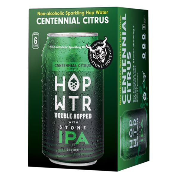 Hop Water Centennial Citrus with Stone IPA 6/12oz can | Wegmans