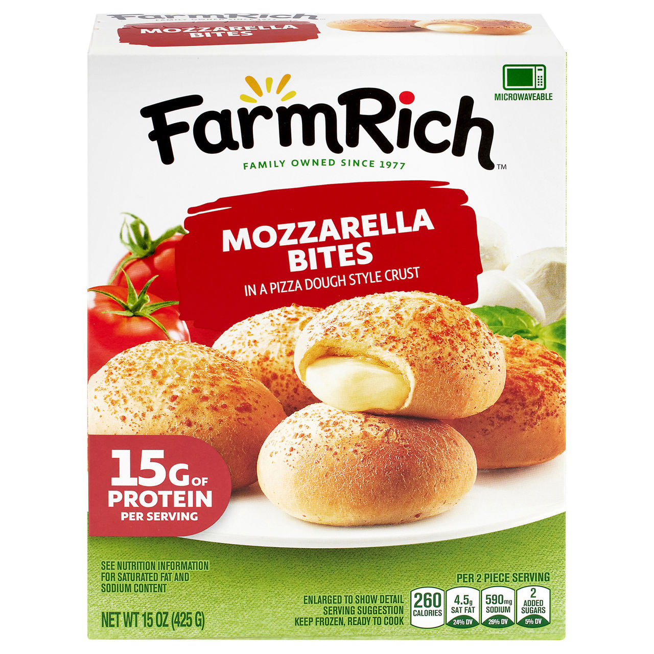 Farm Rich Mozzarella Bites in a Pizza Dough Style Crust | Wegmans