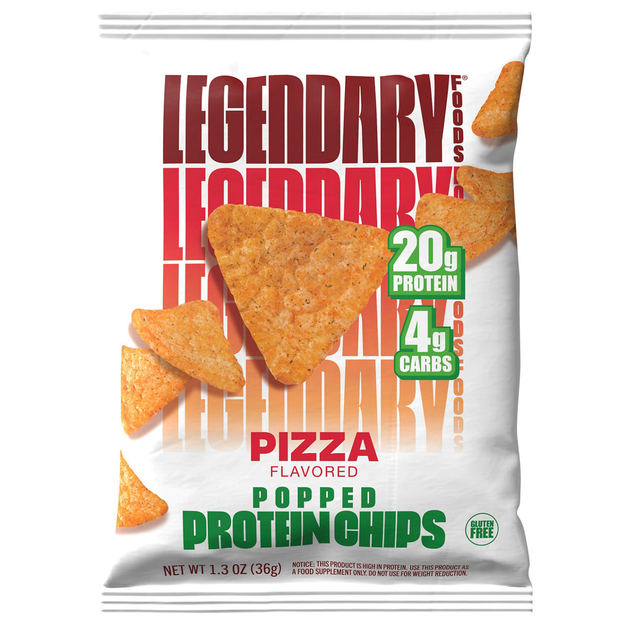 Legendary Foods Popped Pizza Flavored Protein Chips | Wegmans