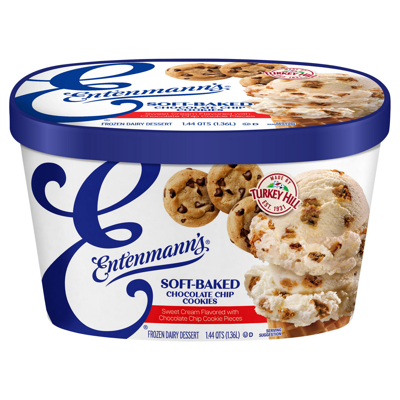 Entenmann's Soft-Baked Chocolate Chip Cookies Frozen Dairy Dessert