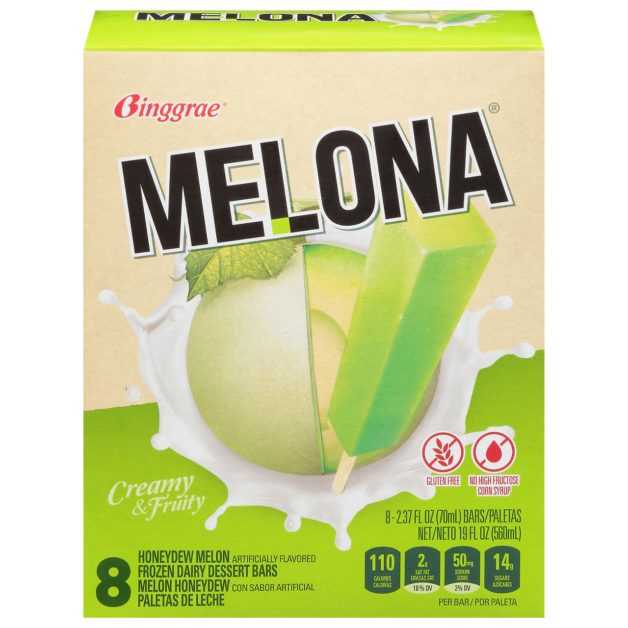 Melona Dessert Bars, Honeydew Melon | Wegmans