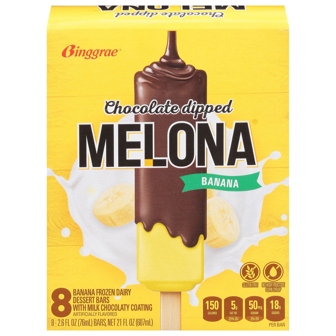 ジャニーズWEST - melon Melona Frozen Dairy Dessert Bars, Banana, Chocolate Dipped | Wegmans