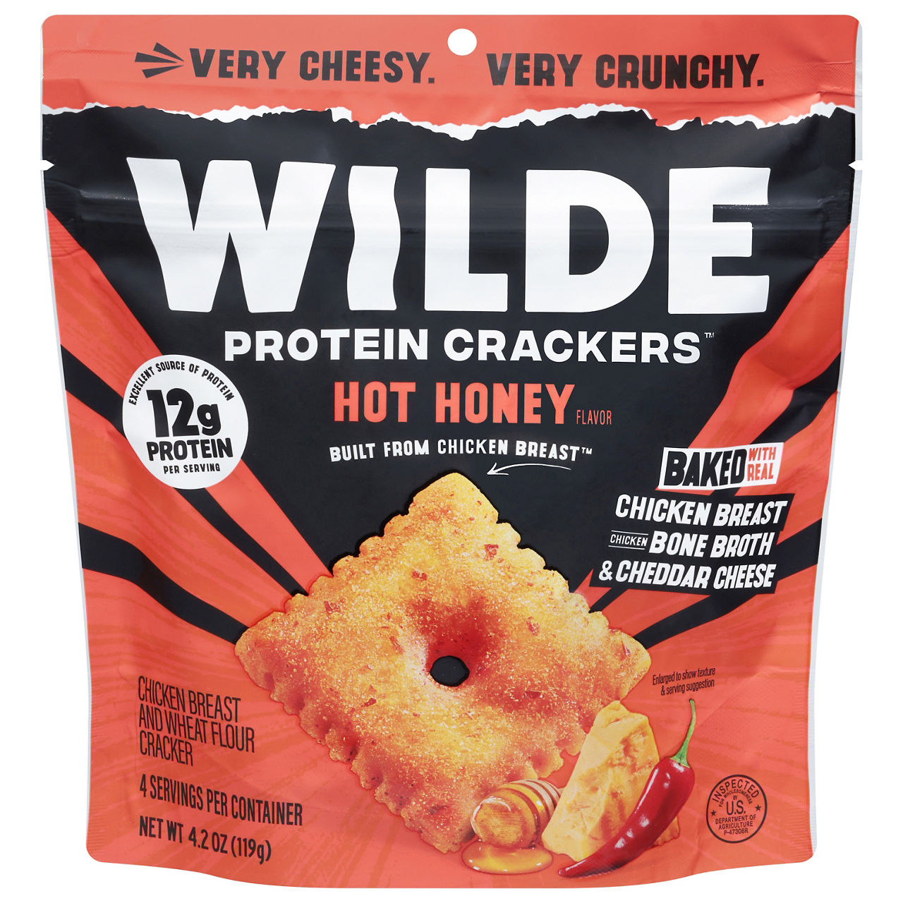 Wilde Hot Honey Flavor Protein Crackers | Wegmans