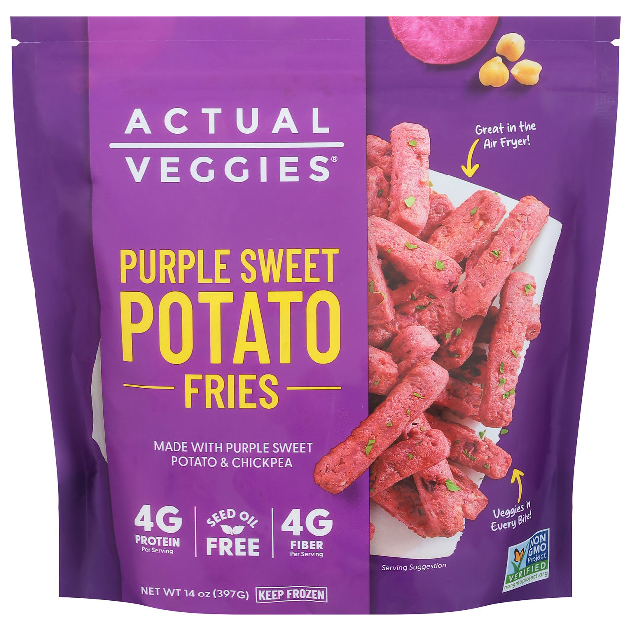 Actual Veggies Purple Sweet Potato Fries | Wegmans