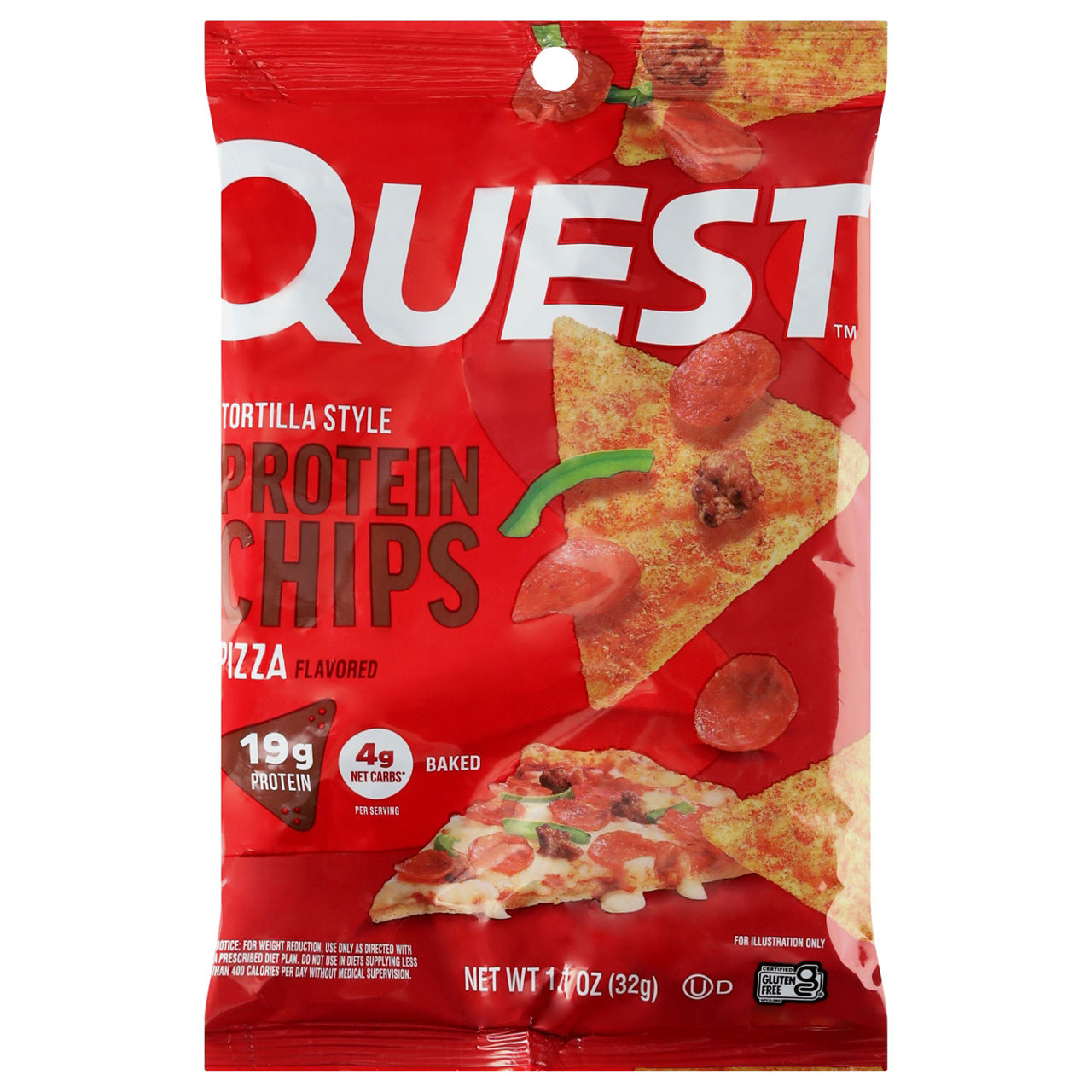 Quest Tortilla Style Pizza Flavored Protein Chips | Wegmans