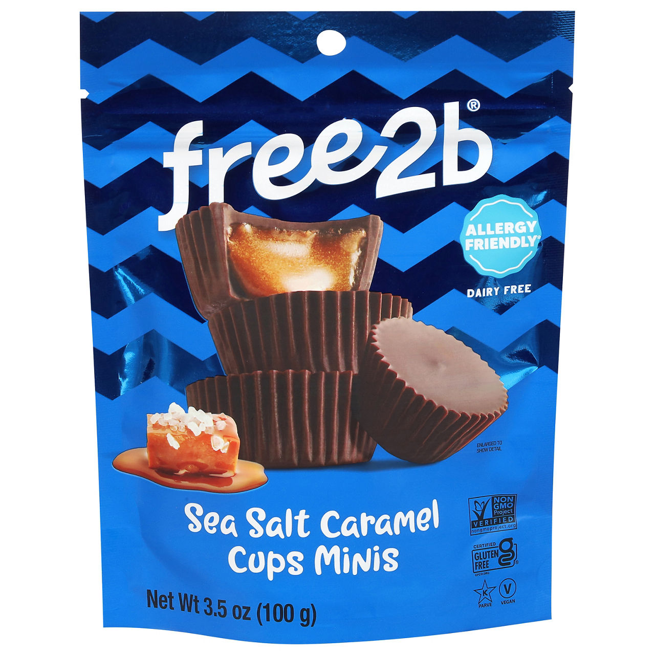 Free2b Sea Salt Minis Caramel Cups | Wegmans